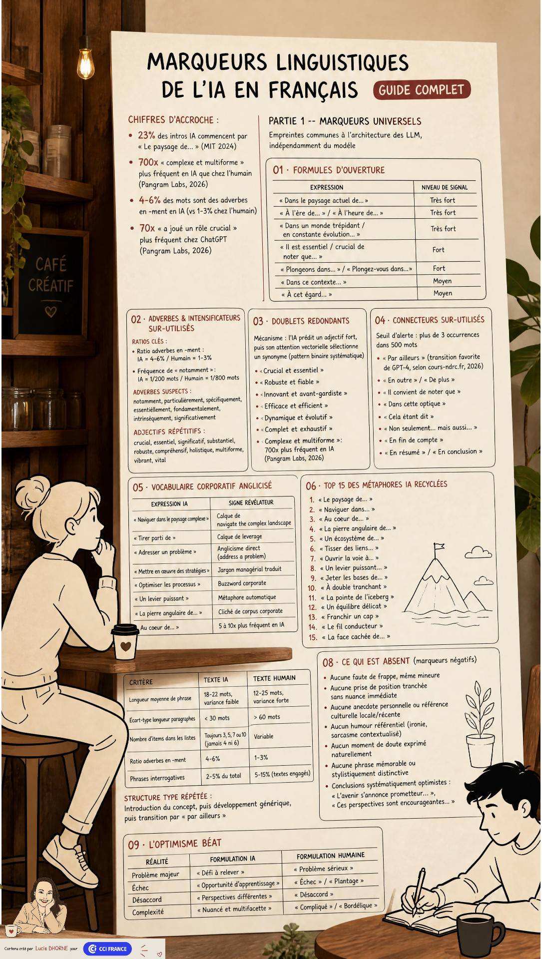 Marqueurs linguistiques de l'IA en français, Guide complet